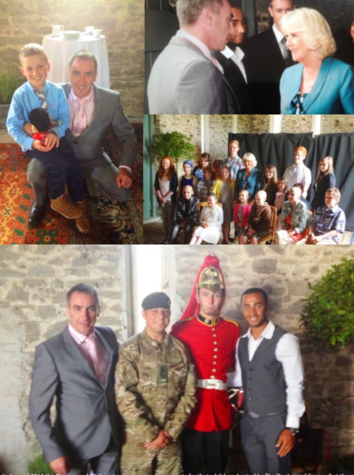 Marc Eckley at a royal-supported charity engagement for children's causes