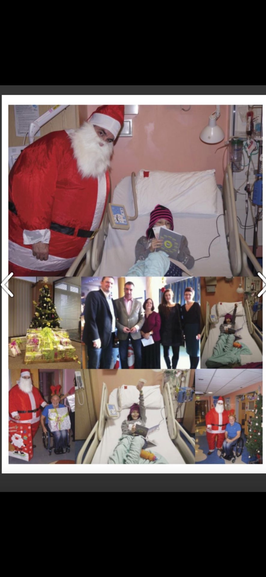 Hospital visits & Christmas gift deliveries